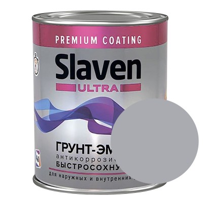 Грунт-эмаль "Slaven" ULTRA светло-серый 1,2 кг RAL 7040